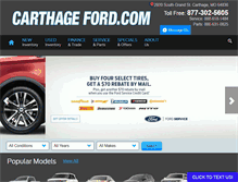 Tablet Screenshot of carthageford.net